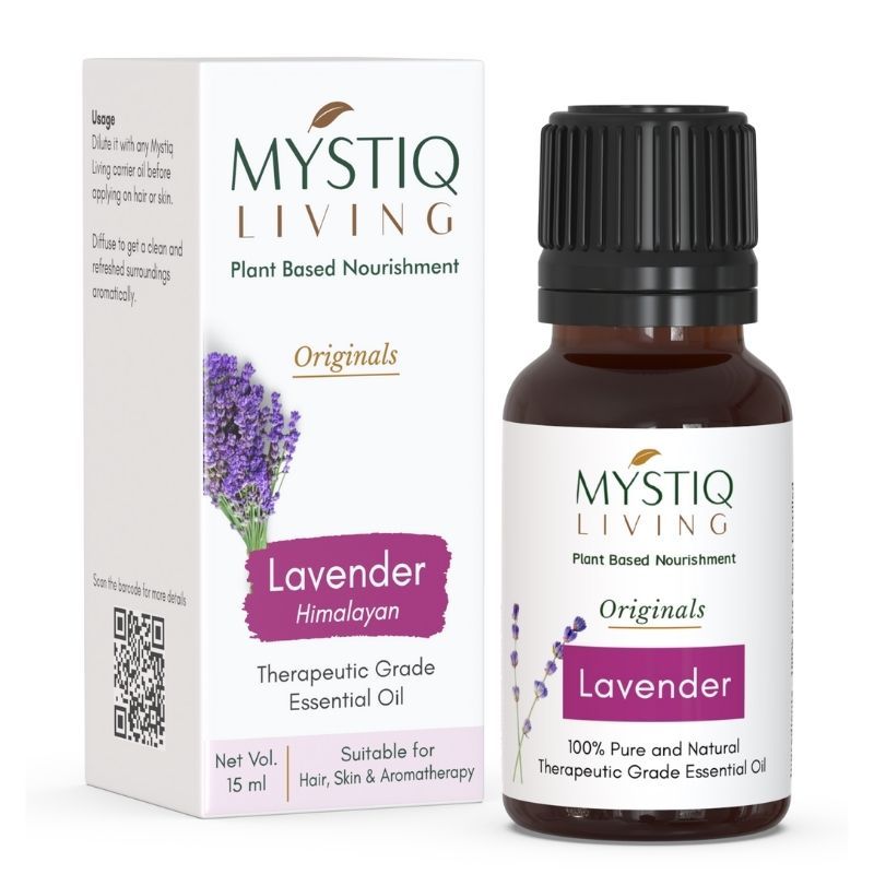 Lavender Essential Oil For Skin, Hair Growth, Face & Better Sleep, 100% Pure Organic