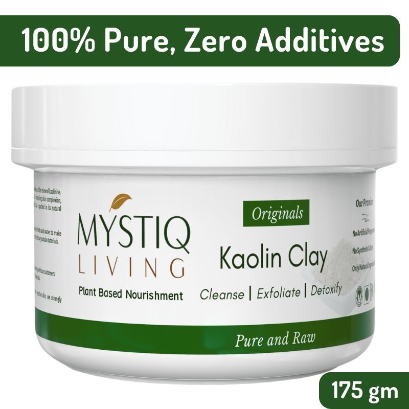 Kaolin Clay Powder, Pure And Organic Mask For De Tan, Face, Hair & Glowing Skin