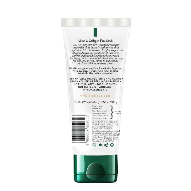 Ubtan & Collagen Tan Removal Face Scrub