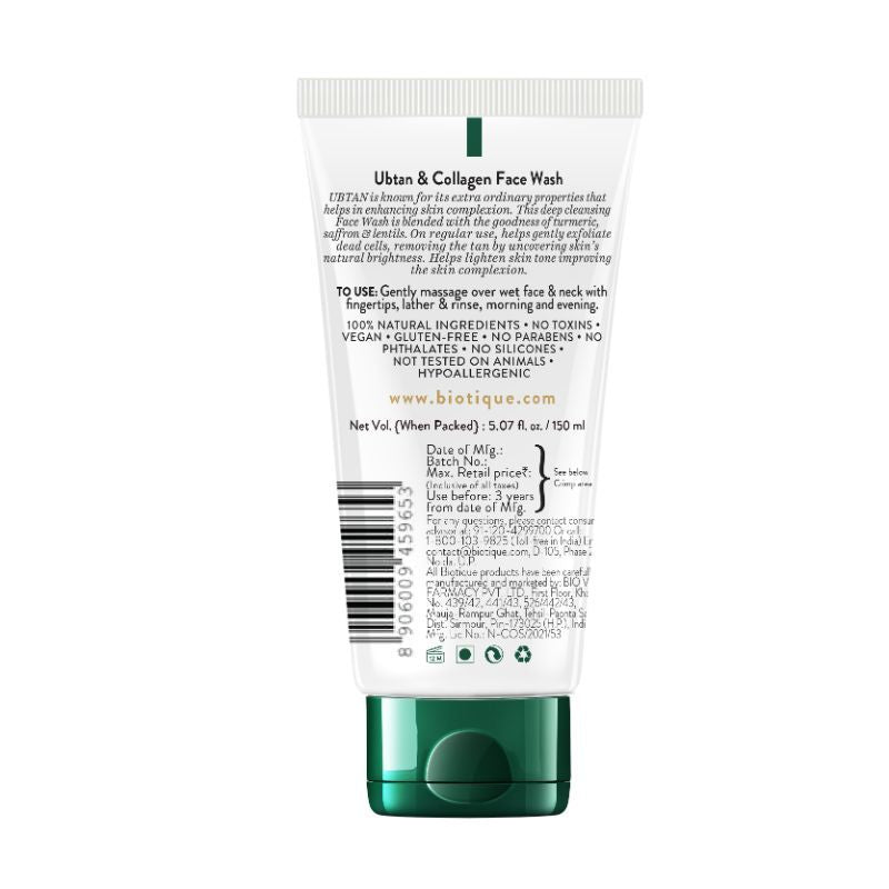Ubtan & Collagen Face Wash
