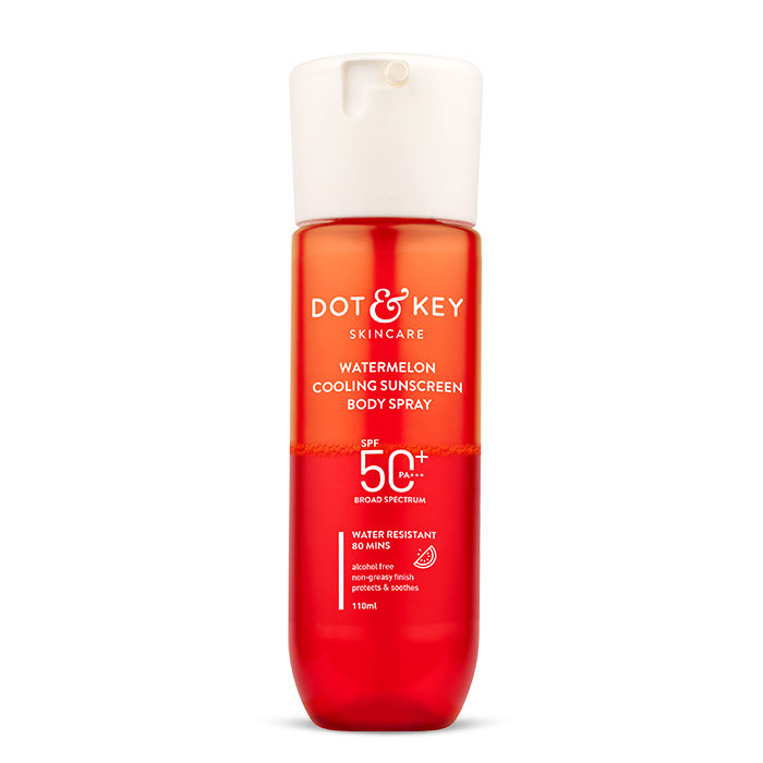 Watermelon Cooling Sunscreen Body Spray In-Vivo Tested SPF 50+ PA+++, Easy Re-application