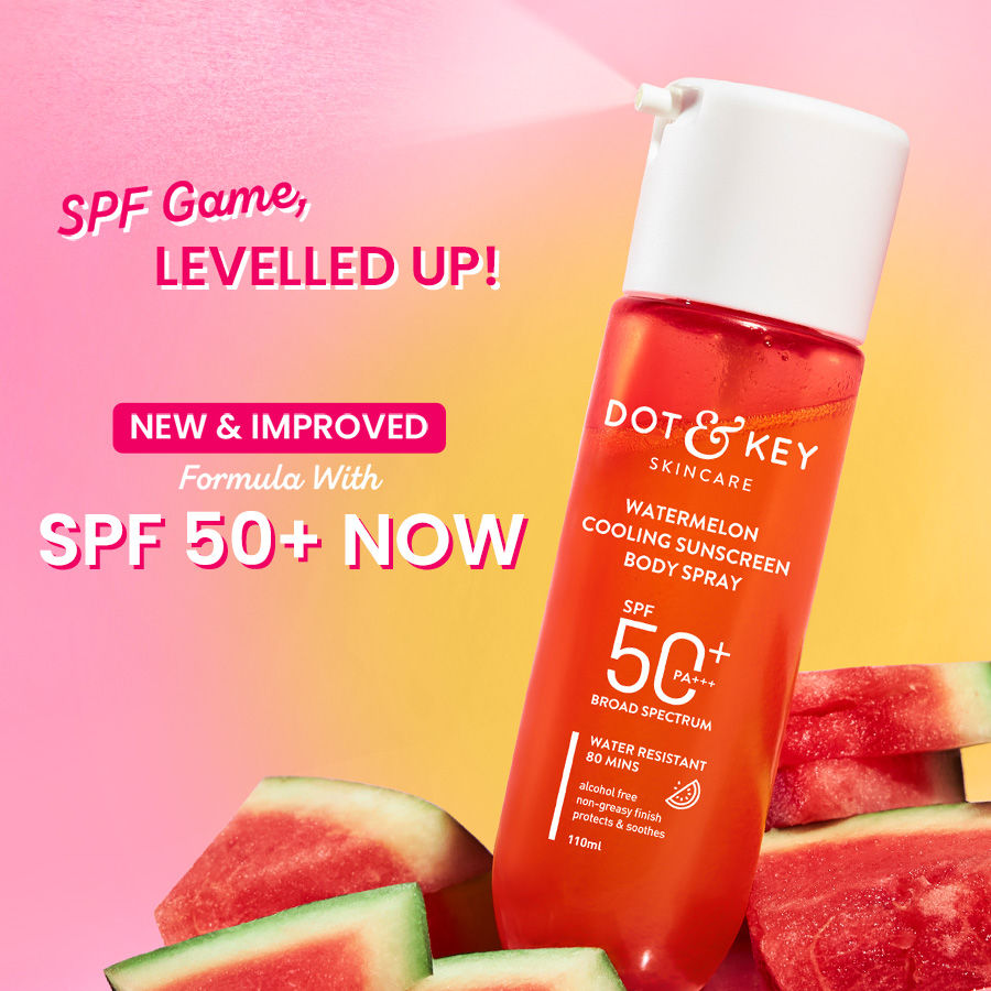 Watermelon Cooling Sunscreen Body Spray In-Vivo Tested SPF 50+ PA+++, Easy Re-application