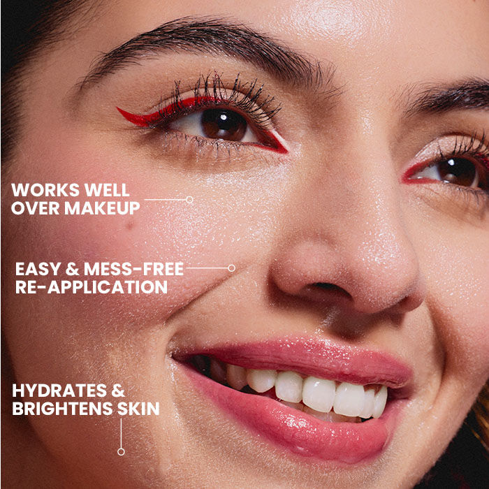 Strawberry Dew Sunscreen Mist In-Vivo Tested SPF 50+ PA+++, Mess-Free Re-application