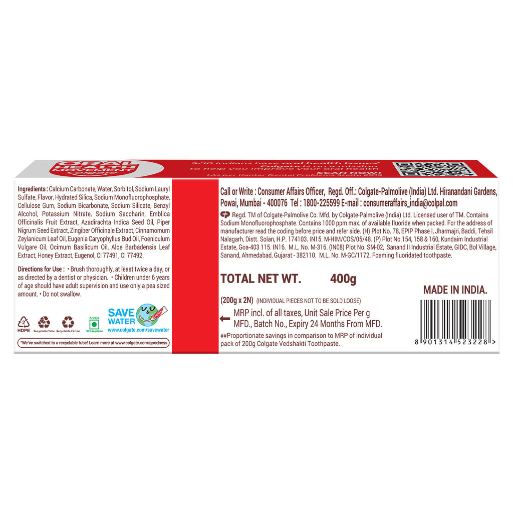 Vedshakti Toothpaste For Whole Mouth Health