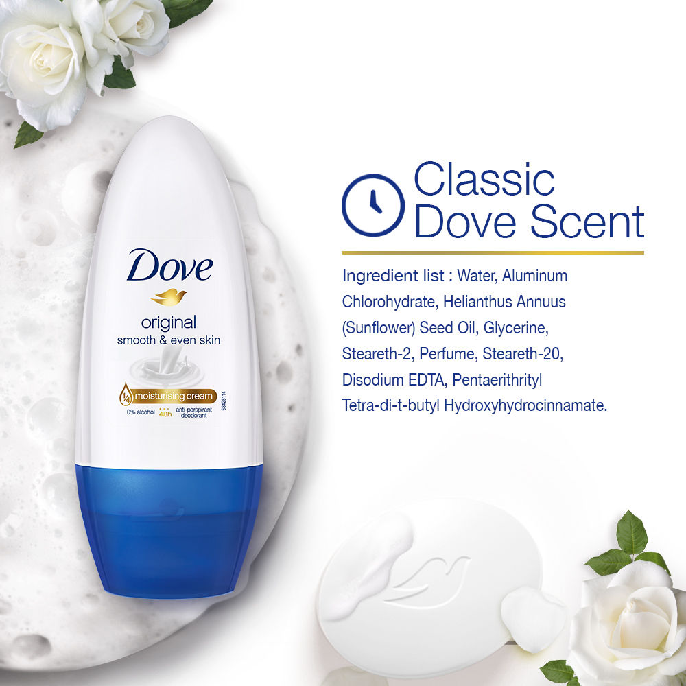 Original Deodorant Roll on Moisturising cream (50ml)