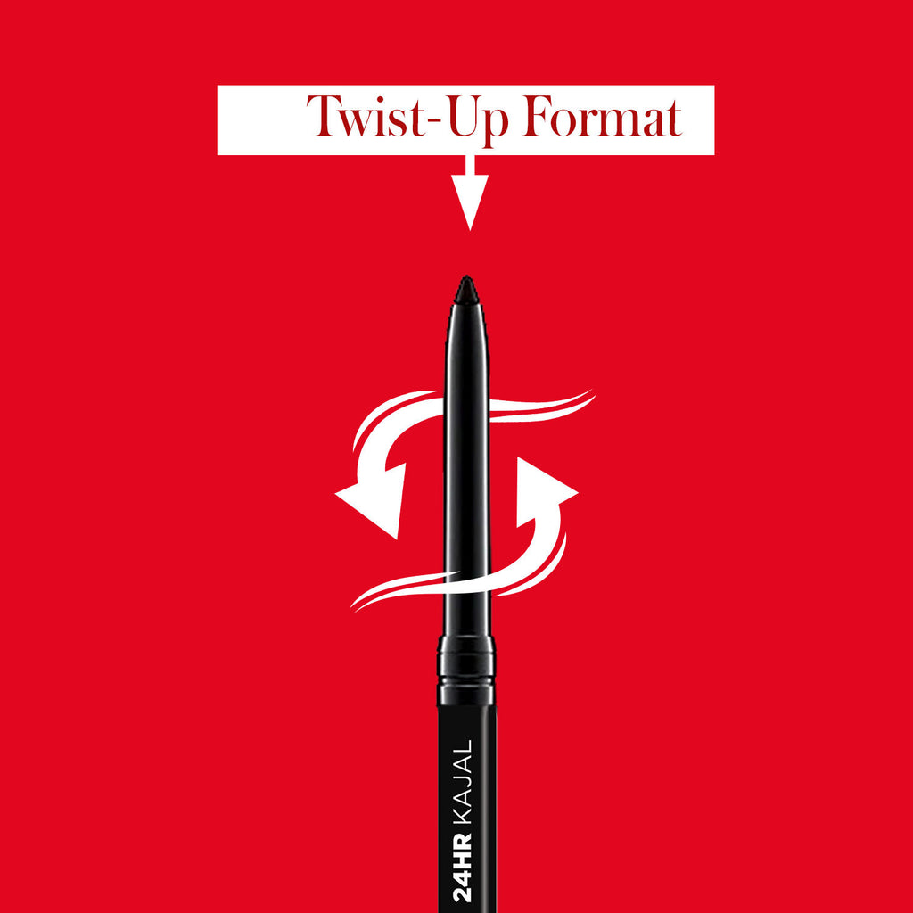 24HR Kajal - Intense Black ( Waterproof & Smudgeproof)