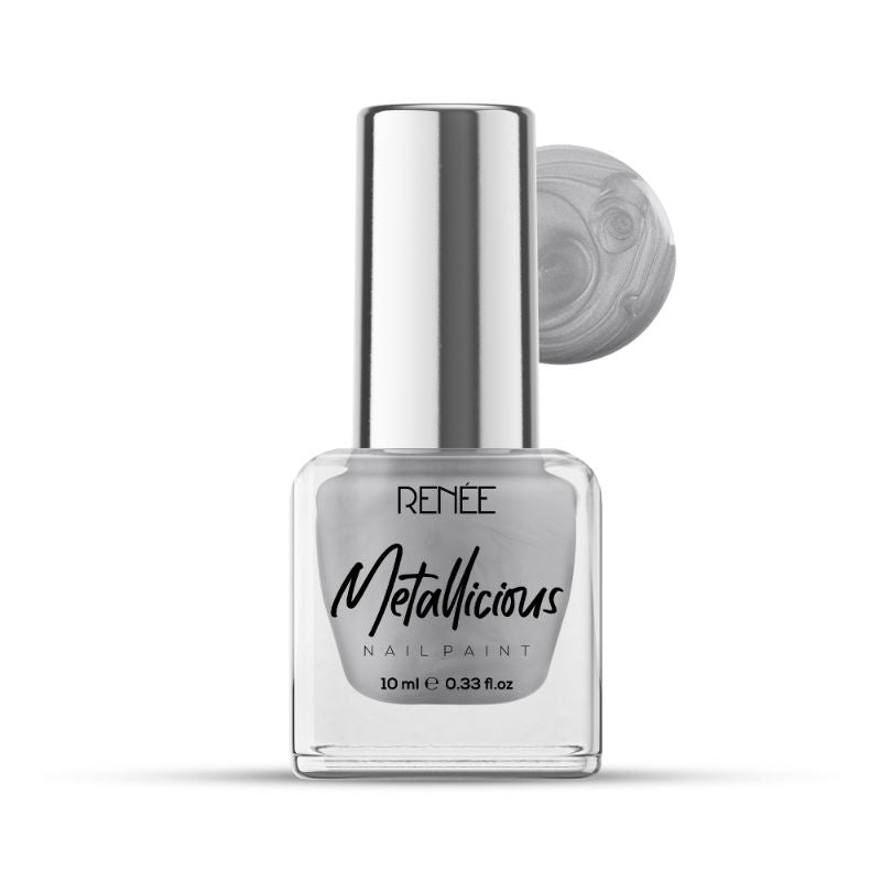 Metallicious Nail Paint - Pebble Grey