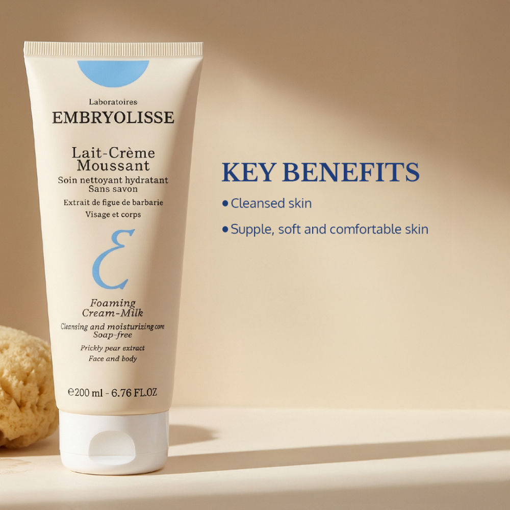 Foaming Cream Milk Cleansing And Moisturizing Care