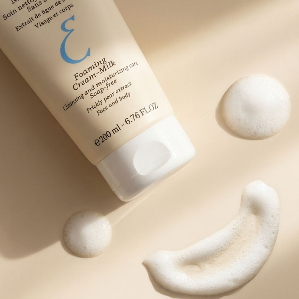 Foaming Cream Milk Cleansing And Moisturizing Care