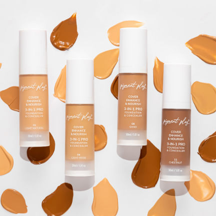 3-in-1 Cover + Enhance + Nourish Foundation & Concealer