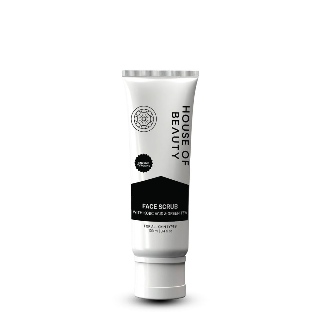 Face Scrub With Kojic Acid & Green Tea