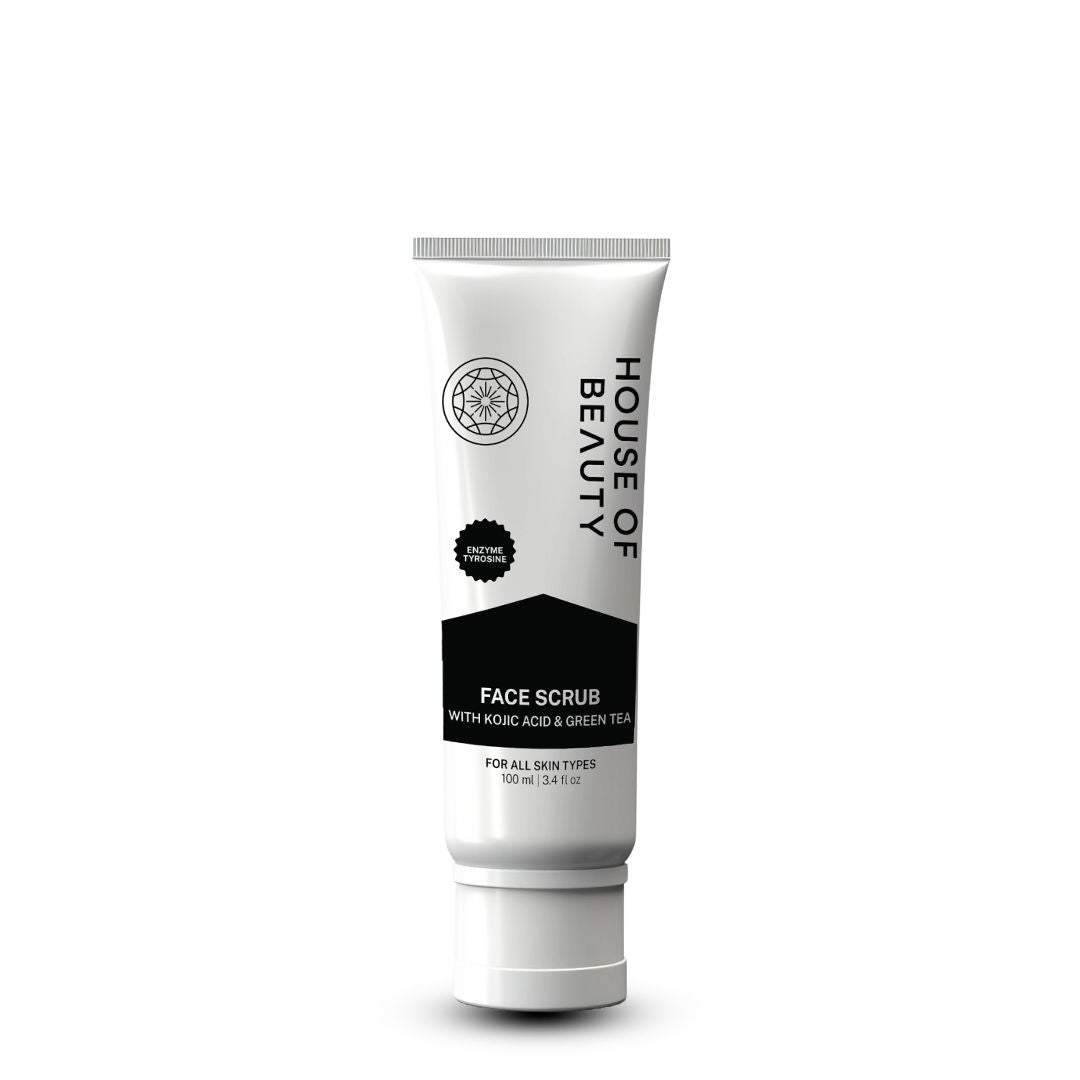 Face Scrub With Kojic Acid & Green Tea