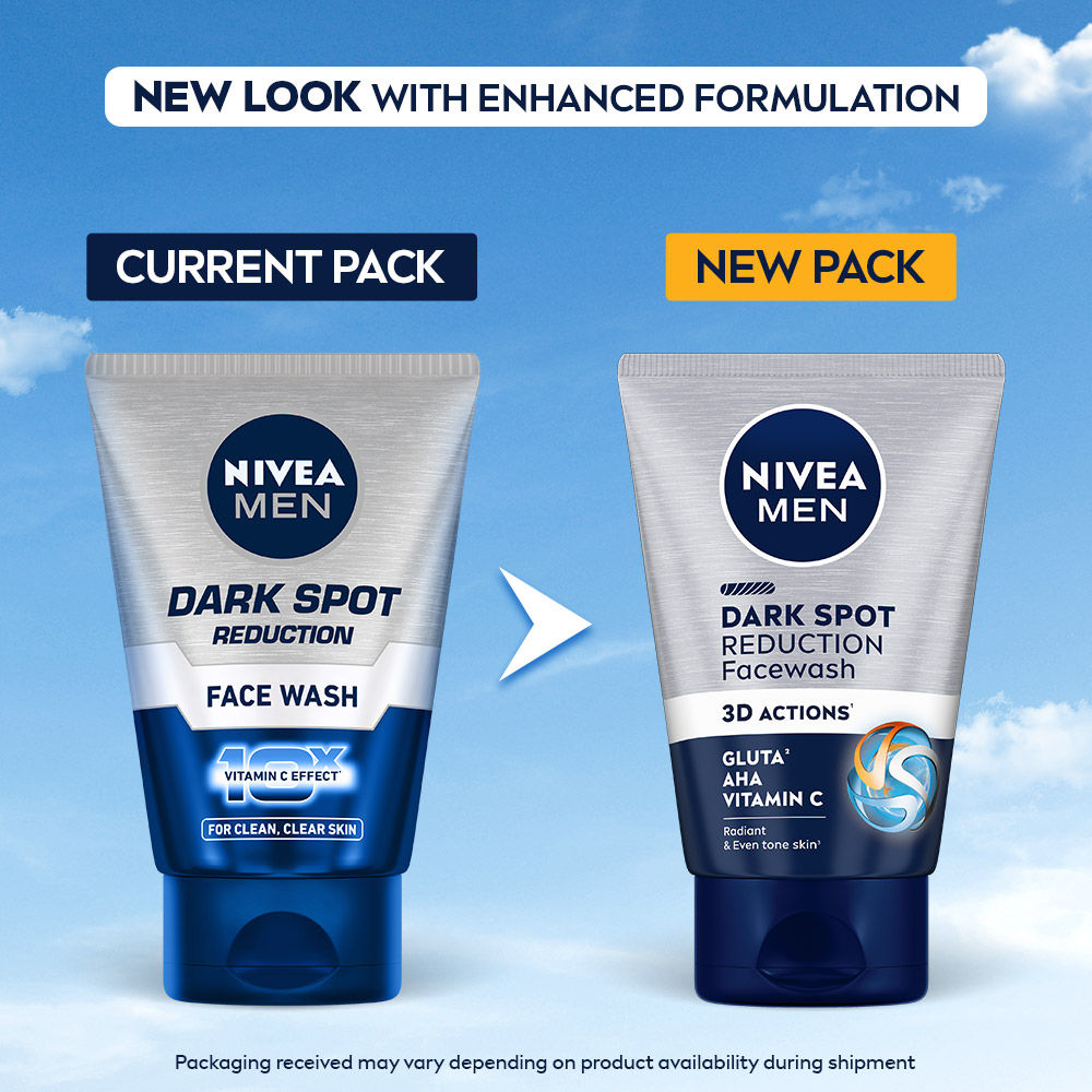 Men Face Wash, Dark Spot Reduction, for Clean & Clear Skin with 10x Vitamin C Effect