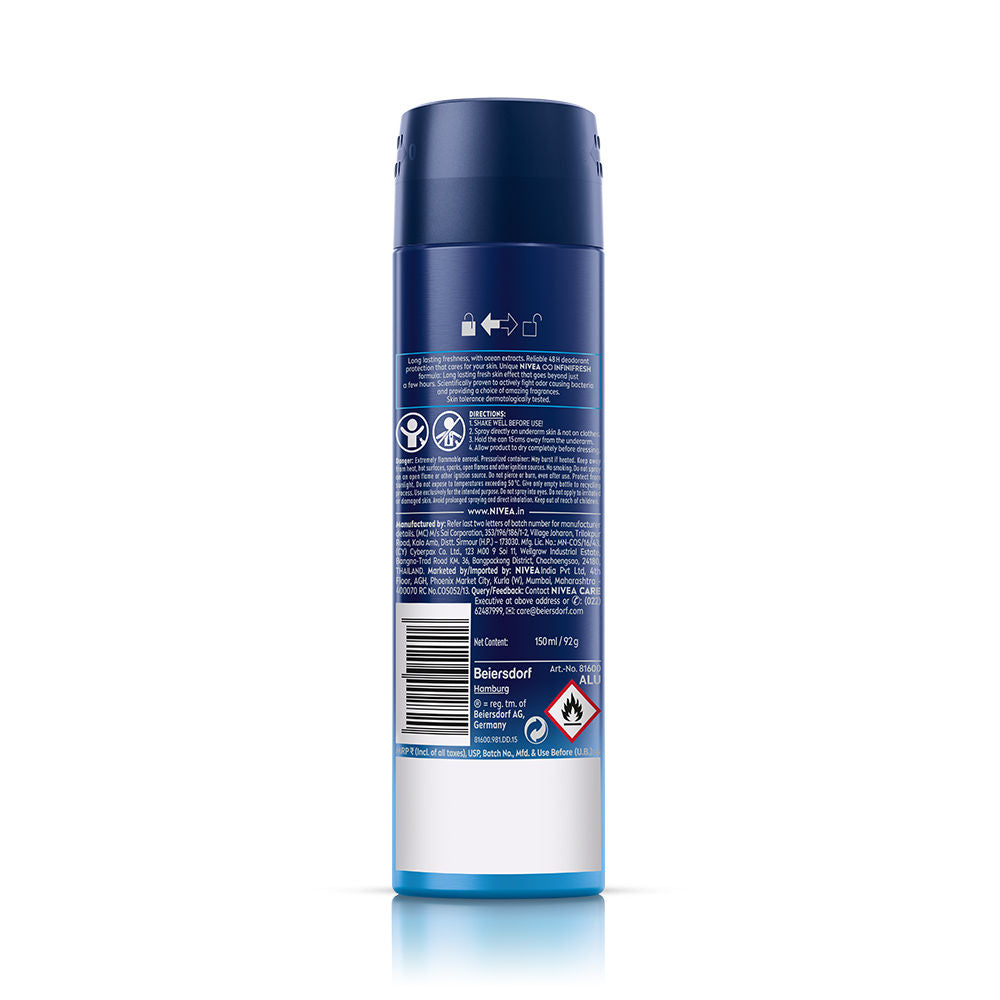 MEN Deodorant, Fresh Active, 48h Long lasting Freshness