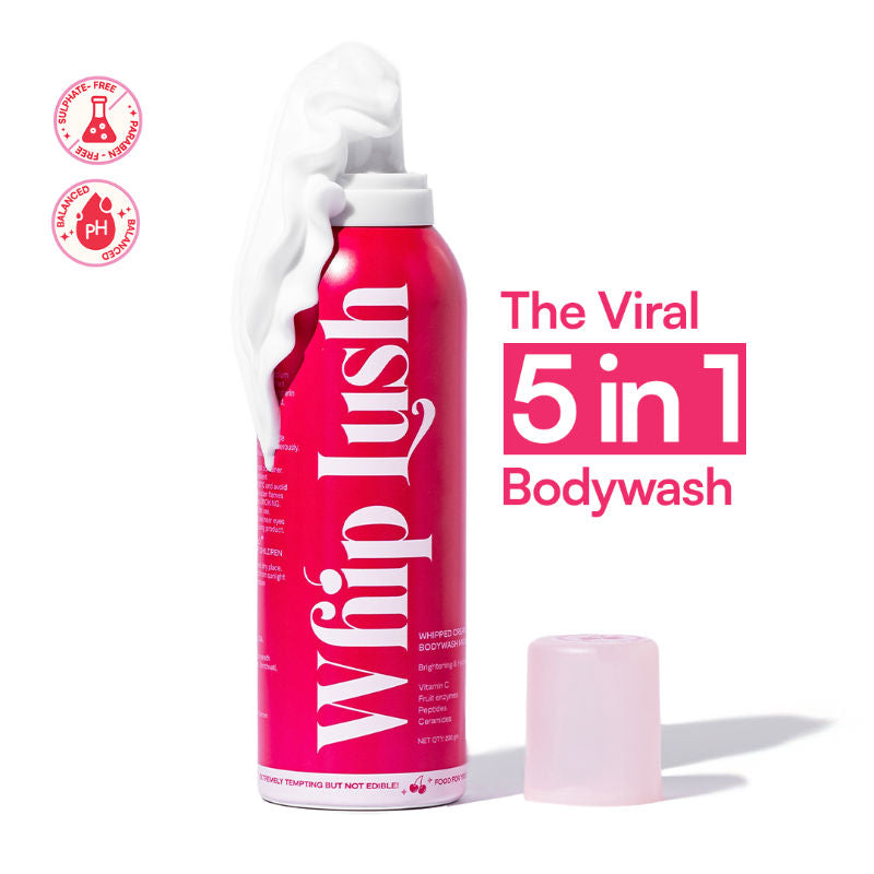 Whip Lush, Lux Whipped Cream Body Wash & Shaving Cream, Cherry Scent