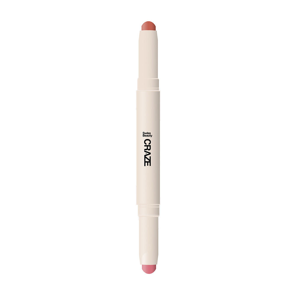 CRAZE Duo 2 In 1 Satin Matte Finish Lipstick Non-Transfer Lip Colour