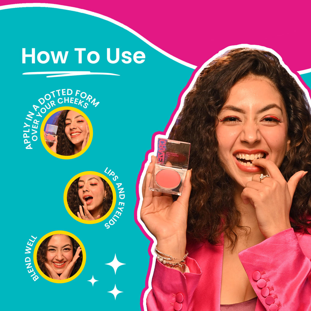 CRAZE Lip & Cheek Macaron With Vitamin E And Olive Oil