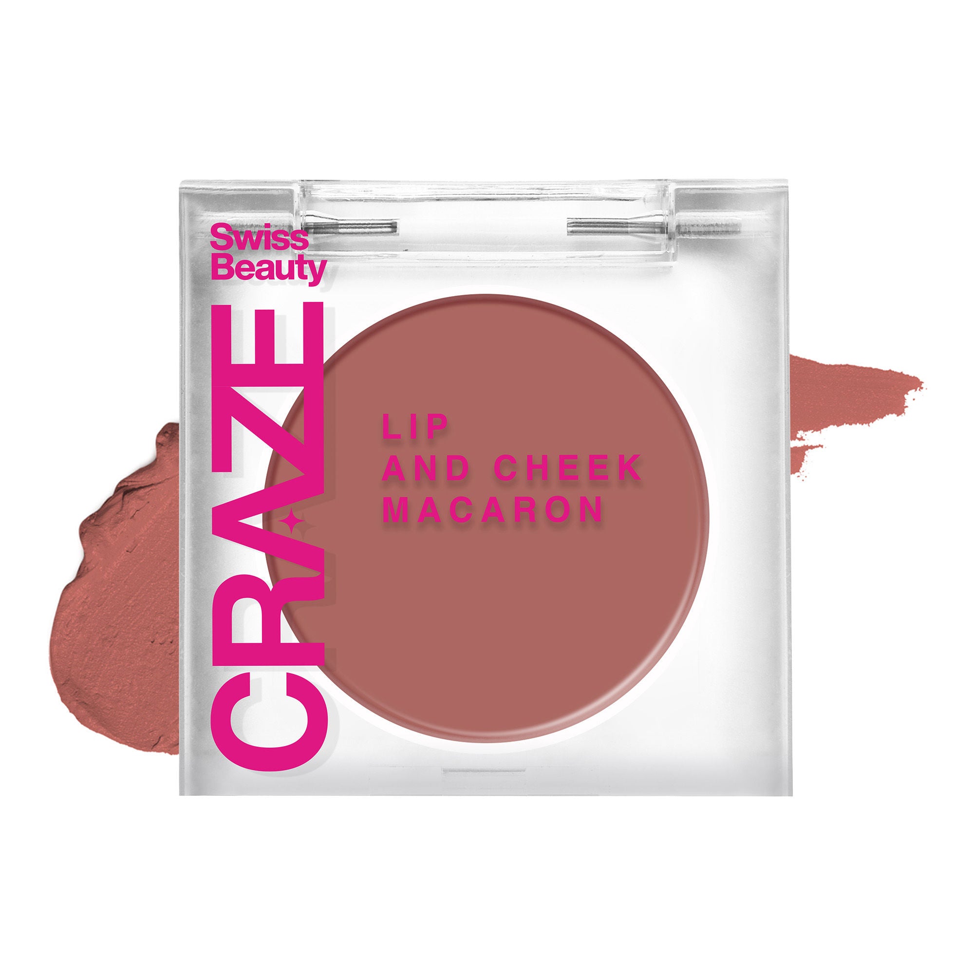 CRAZE Lip & Cheek Macaron With Vitamin E And Olive Oil