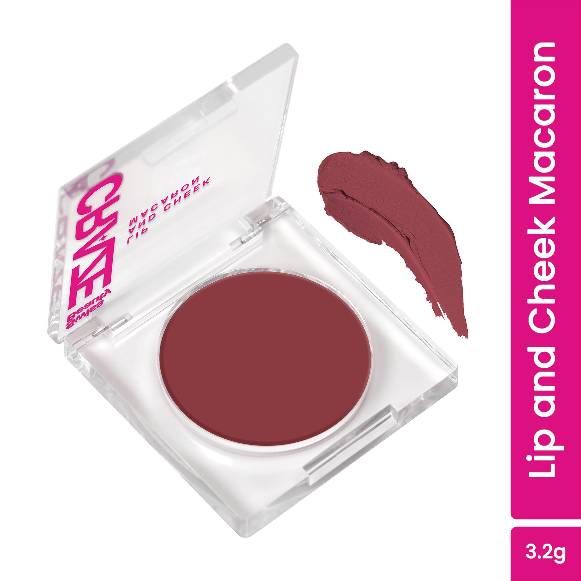 CRAZE Lip & Cheek Macaron With Vitamin E And Olive Oil - 05 Strawberry