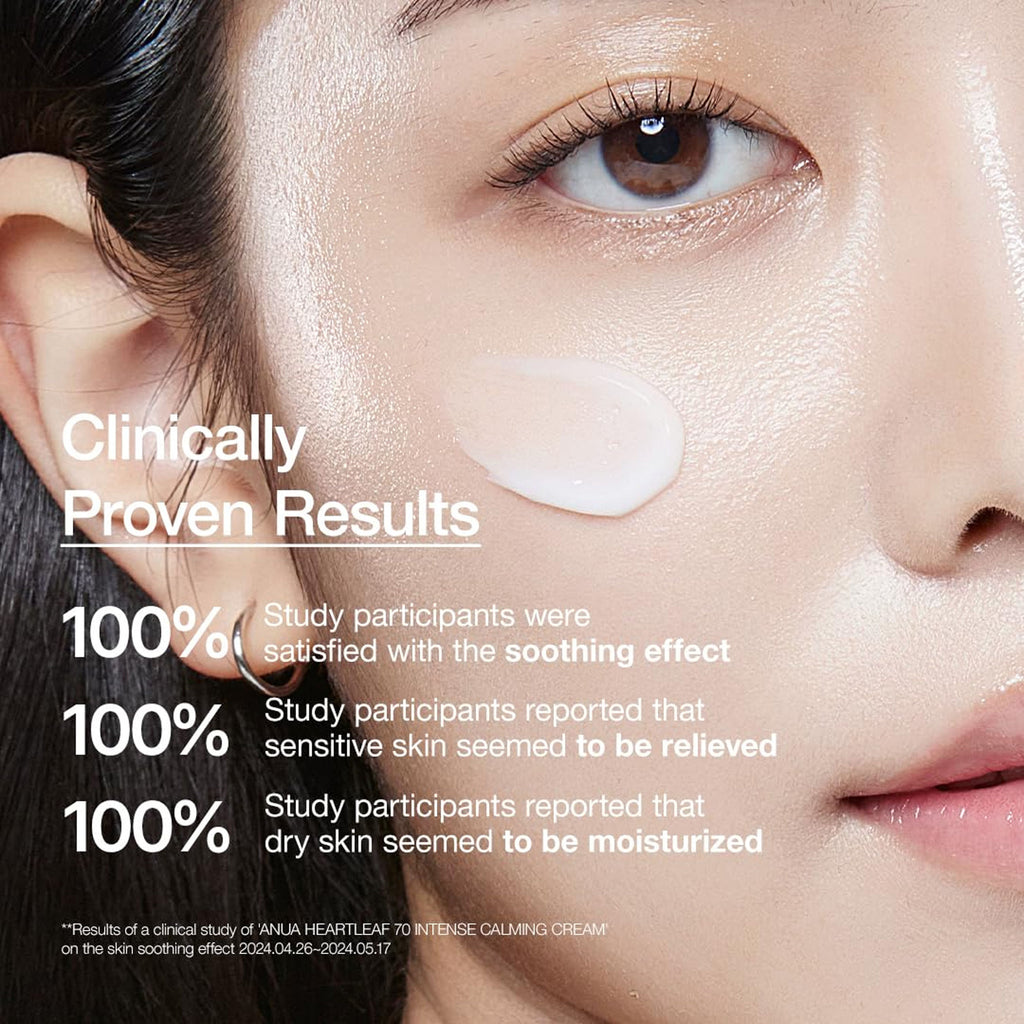 Heartleaf 70 Intense Calming Cream with Ceramide & Panthenol for Skin Barrier Repair