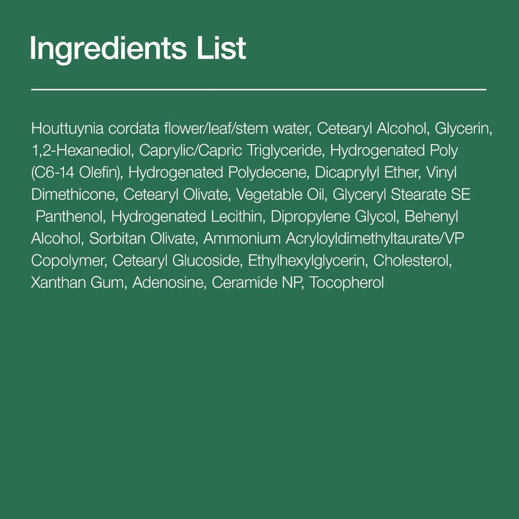 Heartleaf 70 Intense Calming Cream with Ceramide & Panthenol for Skin Barrier Repair