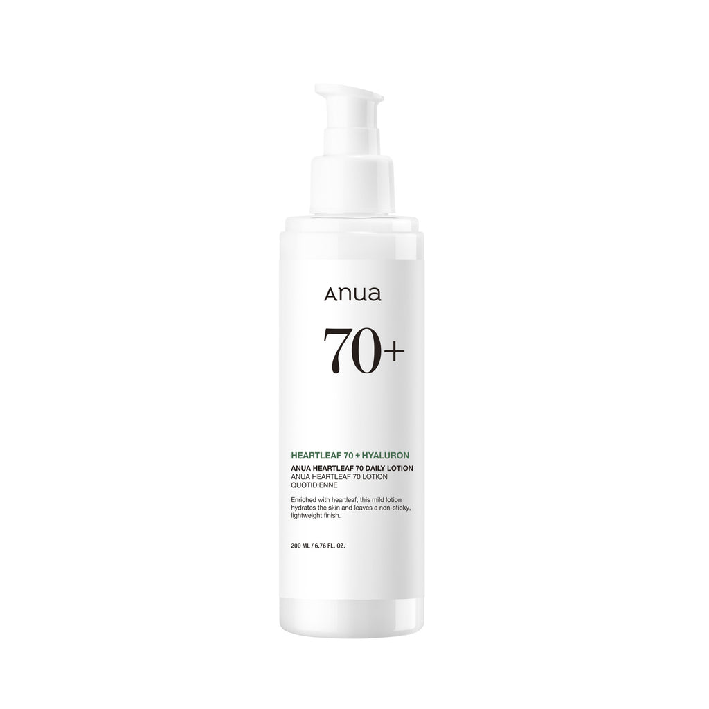 Heartleaf 70 Daily Lotion Lightweight Moisturizer with Hyaluronic Acid for Dry, Acne-Prone Skin