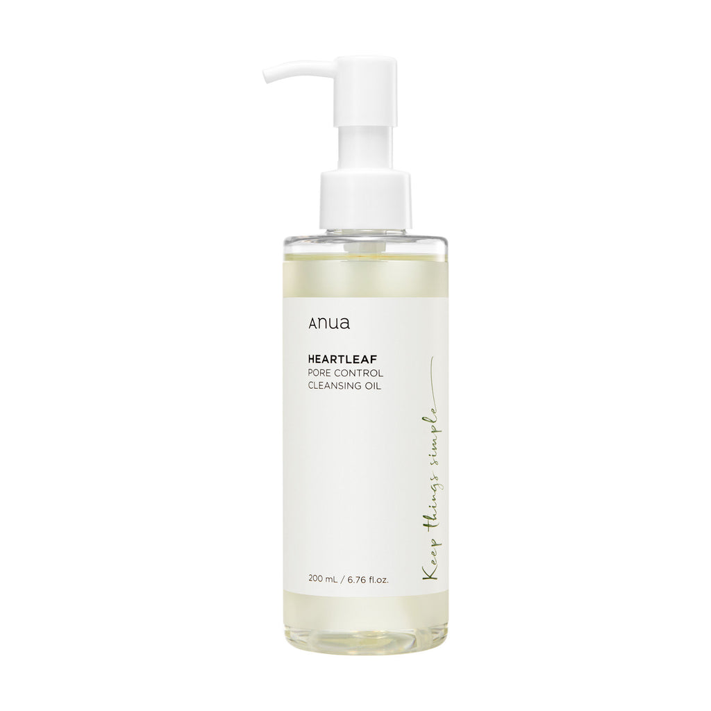 Heartleaf Pore Control Cleansing Oil Removes Makeup, Excess Sebum, Blackheads & Clogged Pores