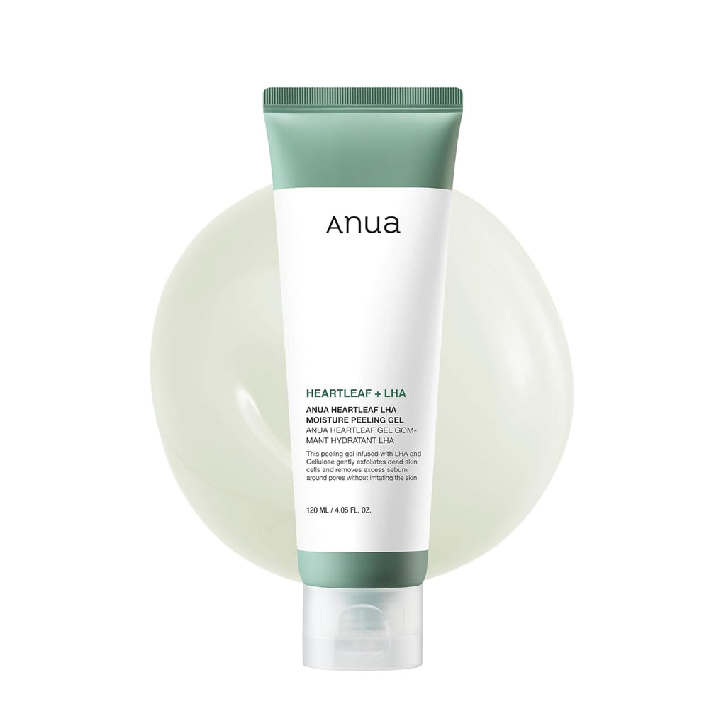 Heartleaf Lha Moisture Peeling Gel with Hyaluronic Acid, Hydrating Exfoliator for Glass Skin