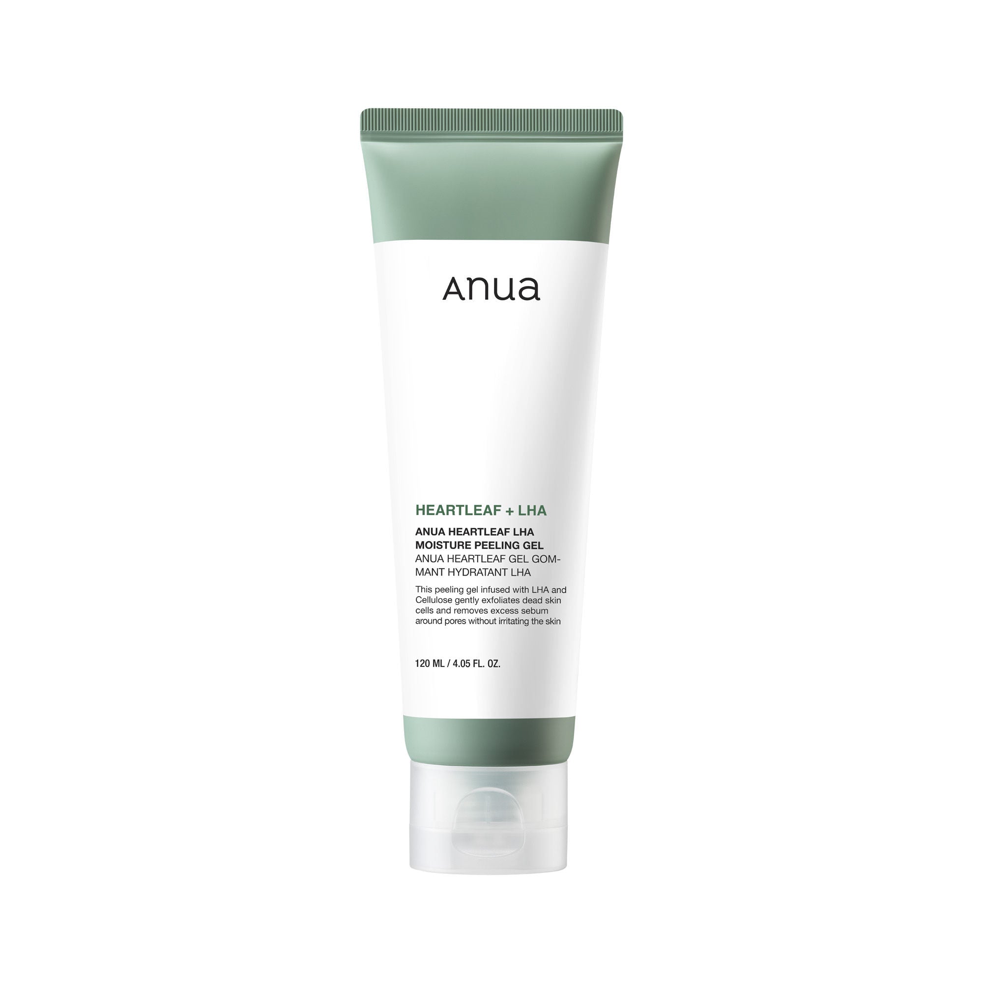 Heartleaf Lha Moisture Peeling Gel with Hyaluronic Acid, Hydrating Exfoliator for Glass Skin