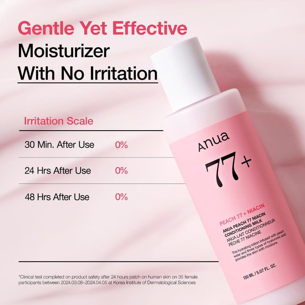 Peach 77 Niacin Conditioning Milk with Ceramide & Hyaluronic Acid for Hydrating & Brightening