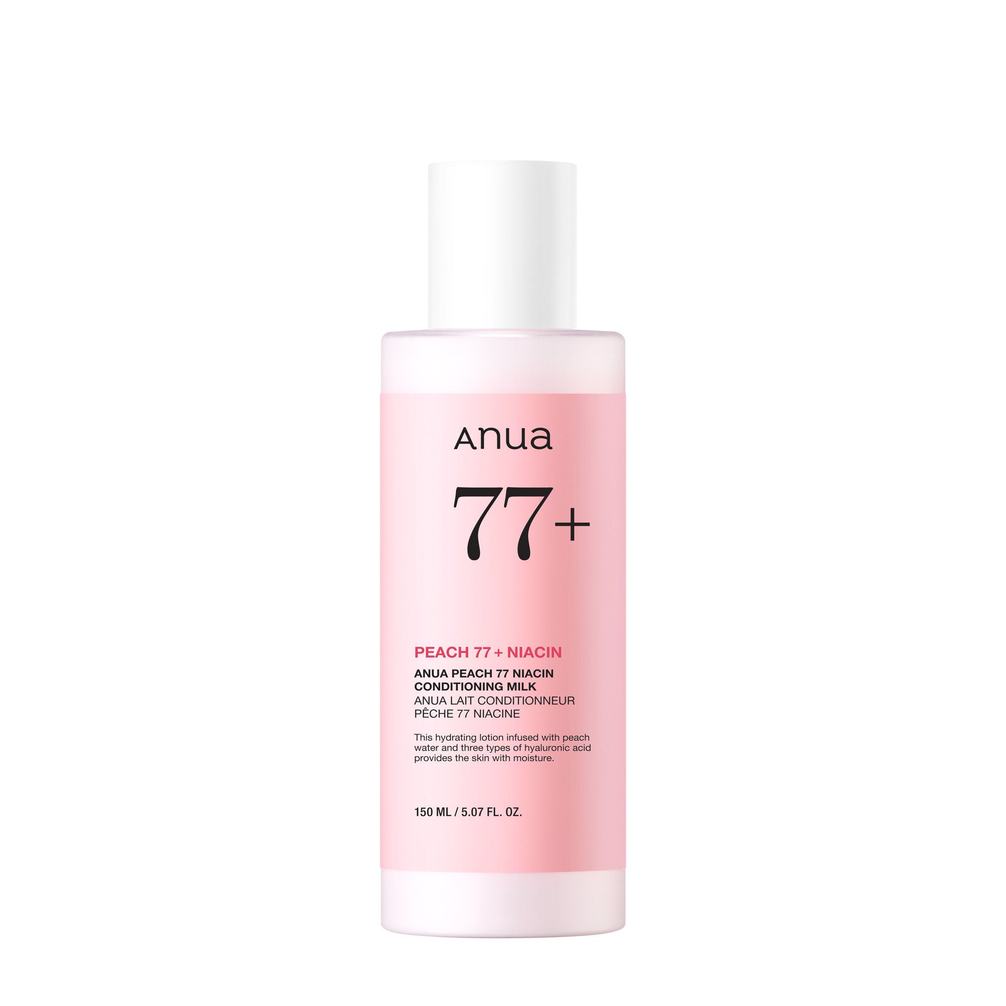 Peach 77 Niacin Conditioning Milk with Ceramide & Hyaluronic Acid for Hydrating & Brightening