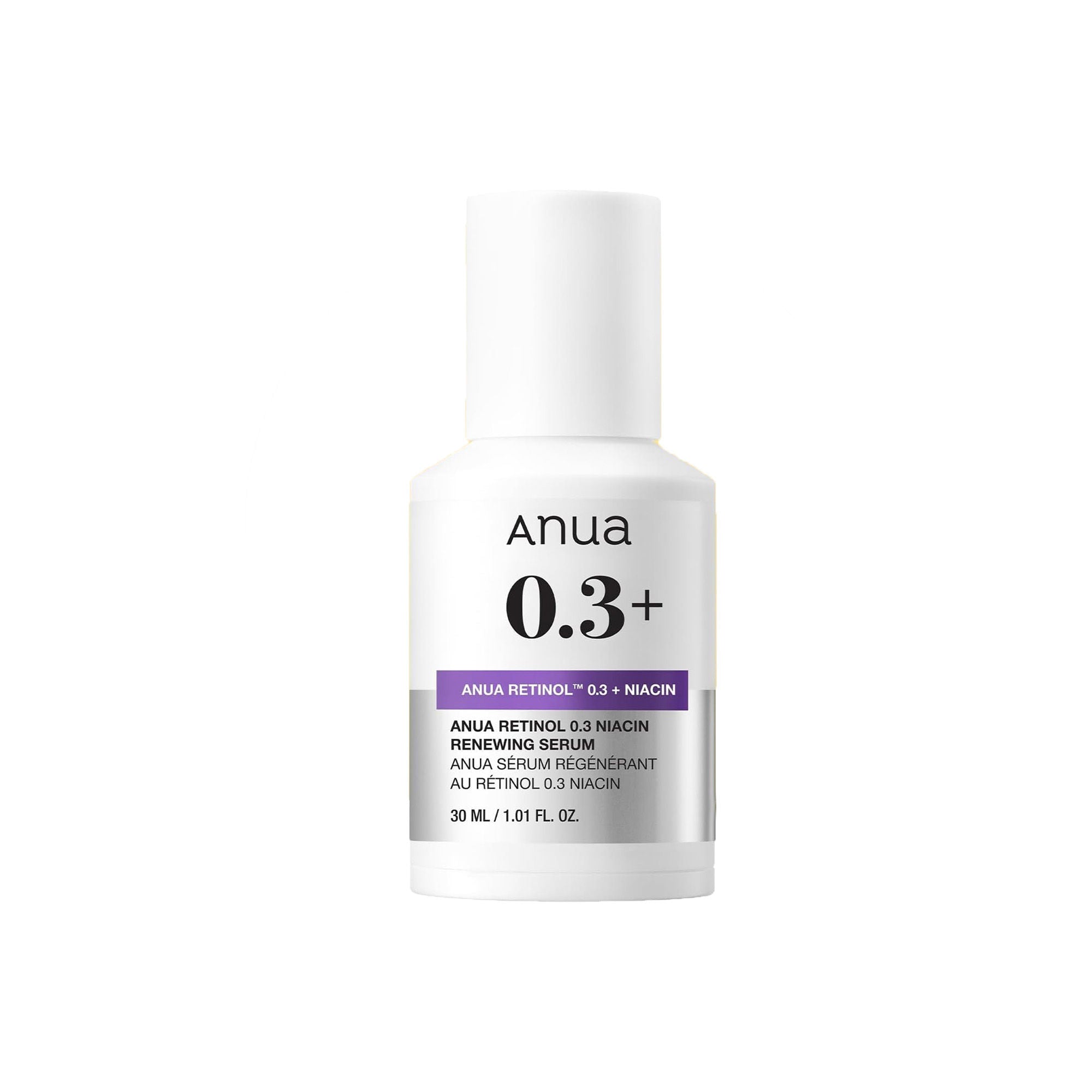Retinol 0.3 Niacin Renewing Serum, Anti-Aging Serum with Peptides Reduces Fine Lines & Wrinkles