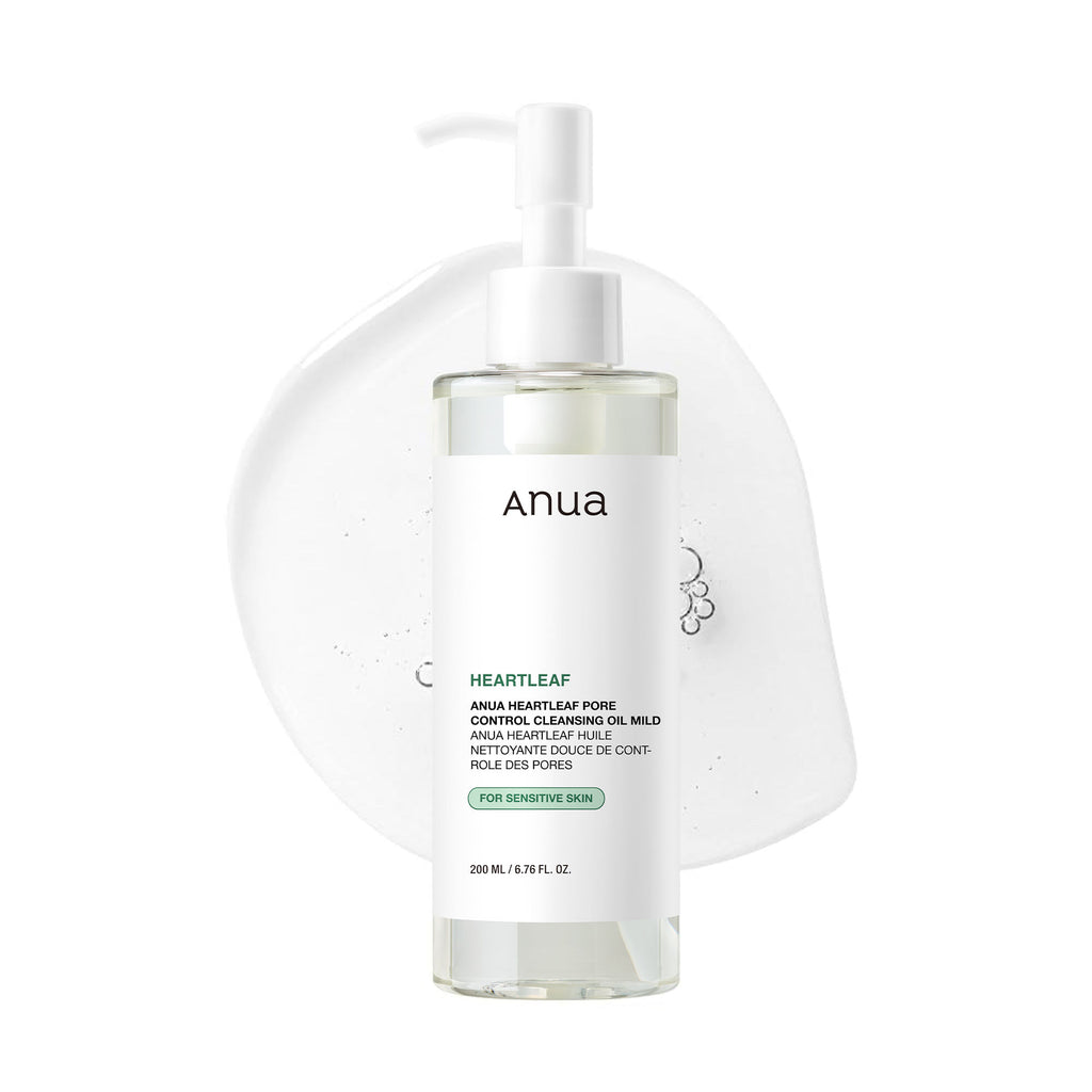 Heartleaf Pore Control Cleansing Oil Mild For Sensitive Skin, Melts Makeup & Sebum