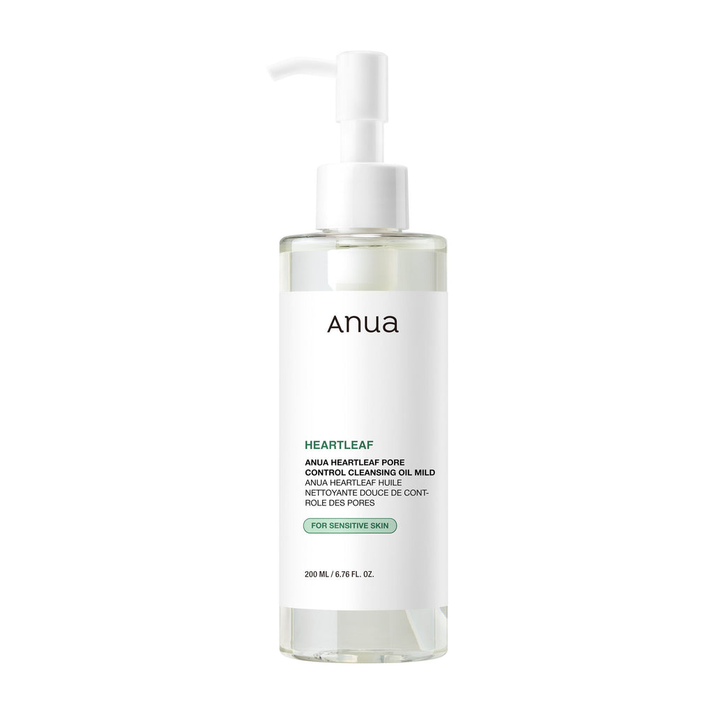 Heartleaf Pore Control Cleansing Oil Mild For Sensitive Skin, Melts Makeup & Sebum