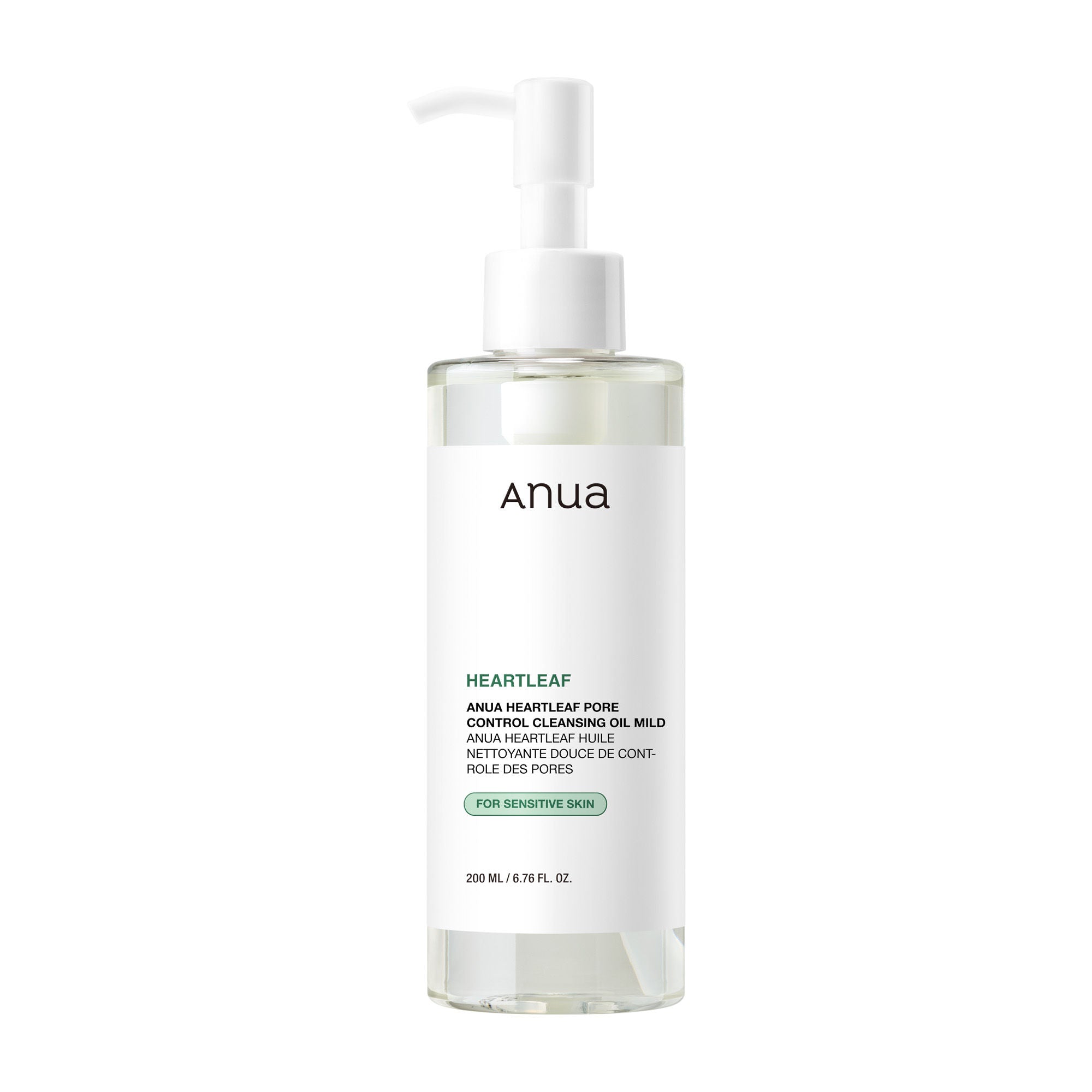 Heartleaf Pore Control Cleansing Oil Mild For Sensitive Skin, Melts Makeup & Sebum