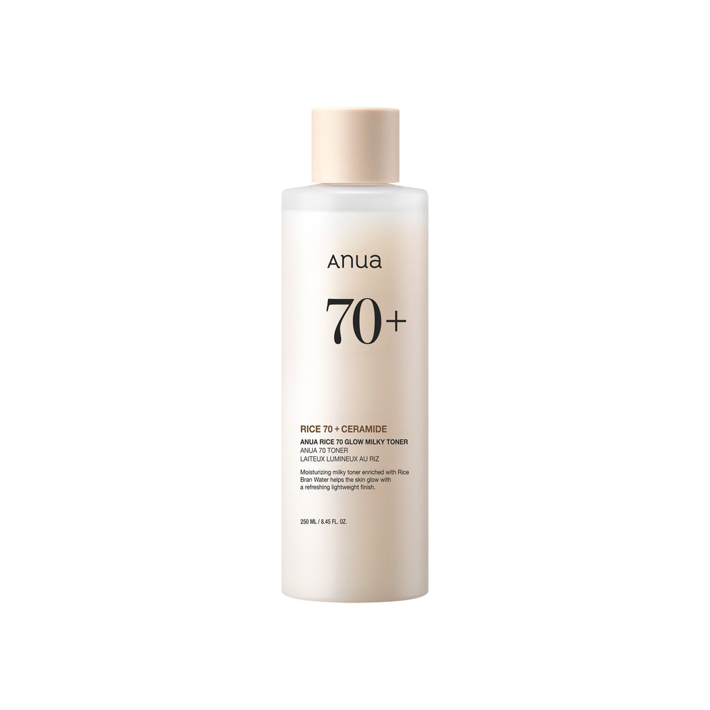 Rice 70 Glow Milky Toner with Niacinamide & Ceramide For Glass Skin & Healthy Skin Barrier