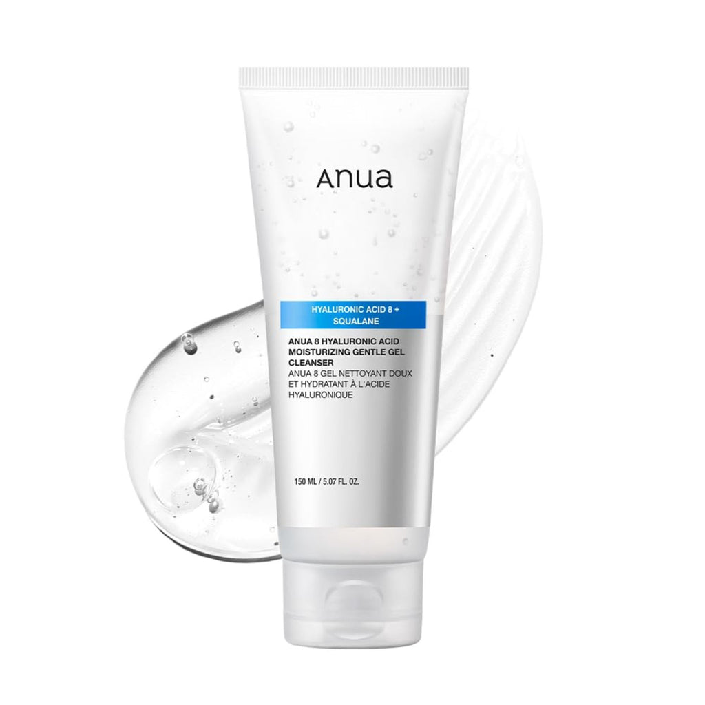 8 Hyaluronic Acid Moisturizing Gentle Gel Cleanser with Ceramides For Soft Skin, pH Balanced