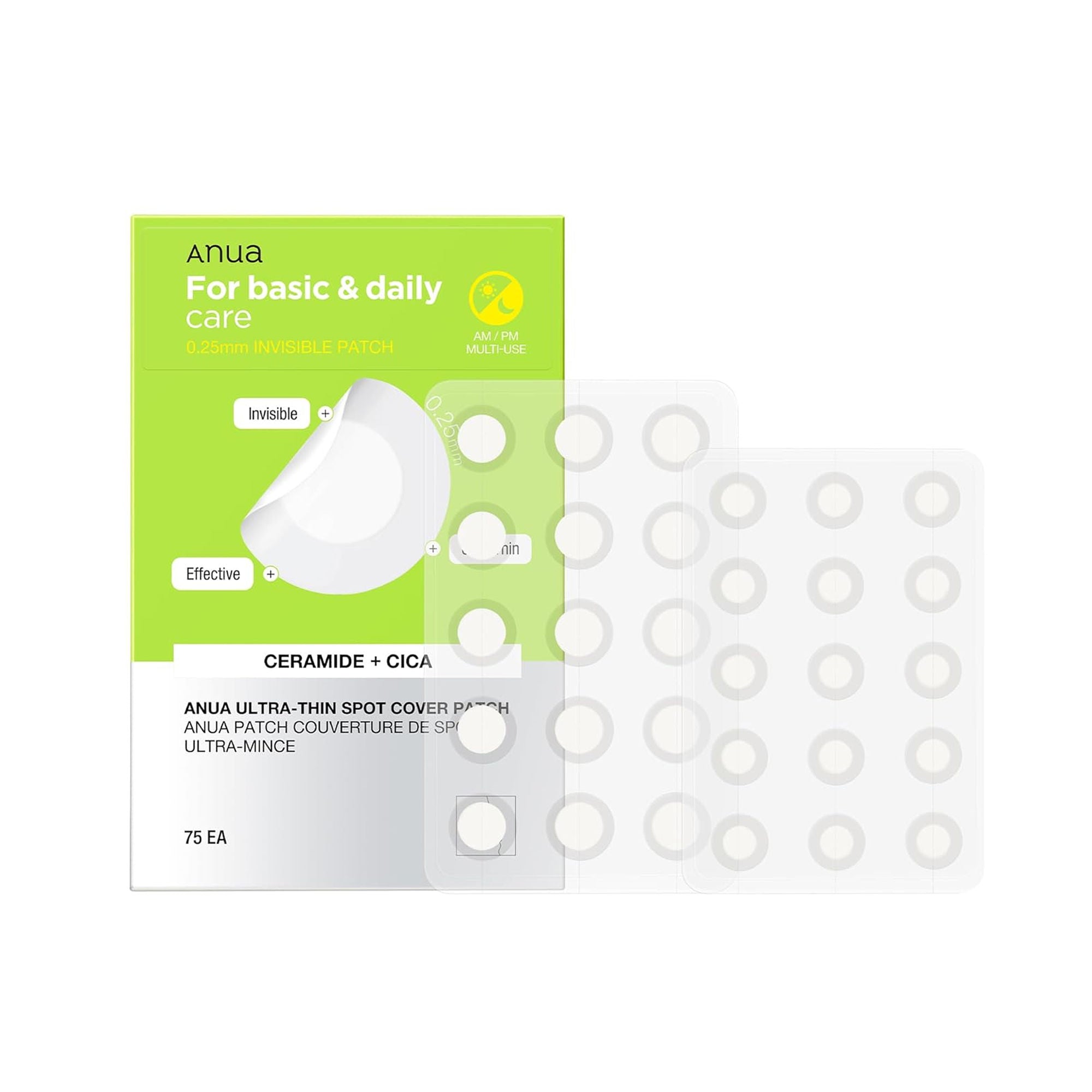 Ultra-Thin Spot Cover Patch Invisible Hydrocolloid Acne Patches, Soothes & Reduces Breakouts