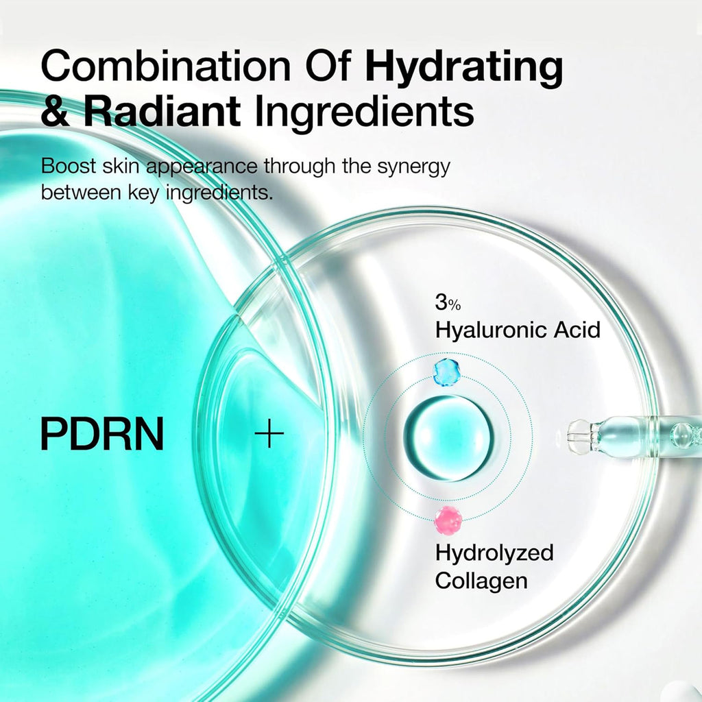 Pdrn Hyaluronic Acid Capsule 100 Serum with Collagen For Plump, Dewy, Radiant Glass Skin