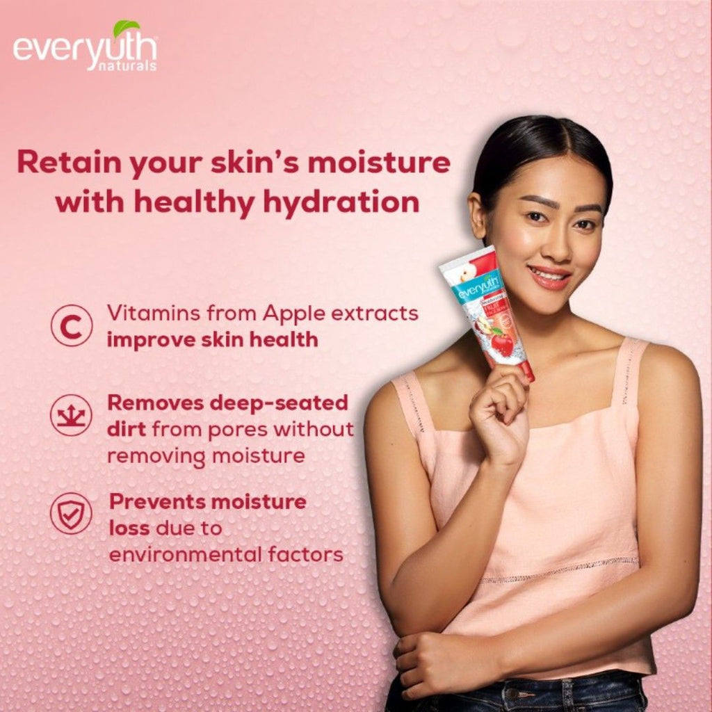 Moisturizing Fruit Face Wash With Apple Extracts, Paraben Free