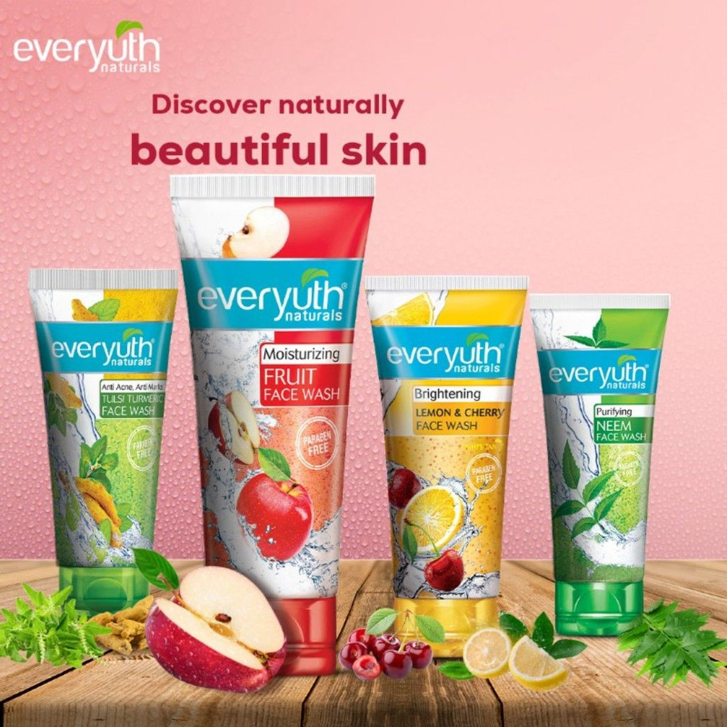 Moisturizing Fruit Face Wash With Apple Extracts, Paraben Free