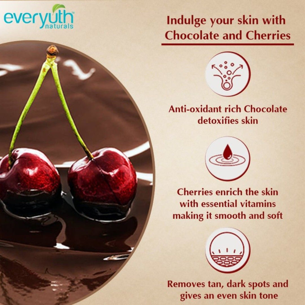 Tan Removal Night Cream for Face - Chocolate & Cherry