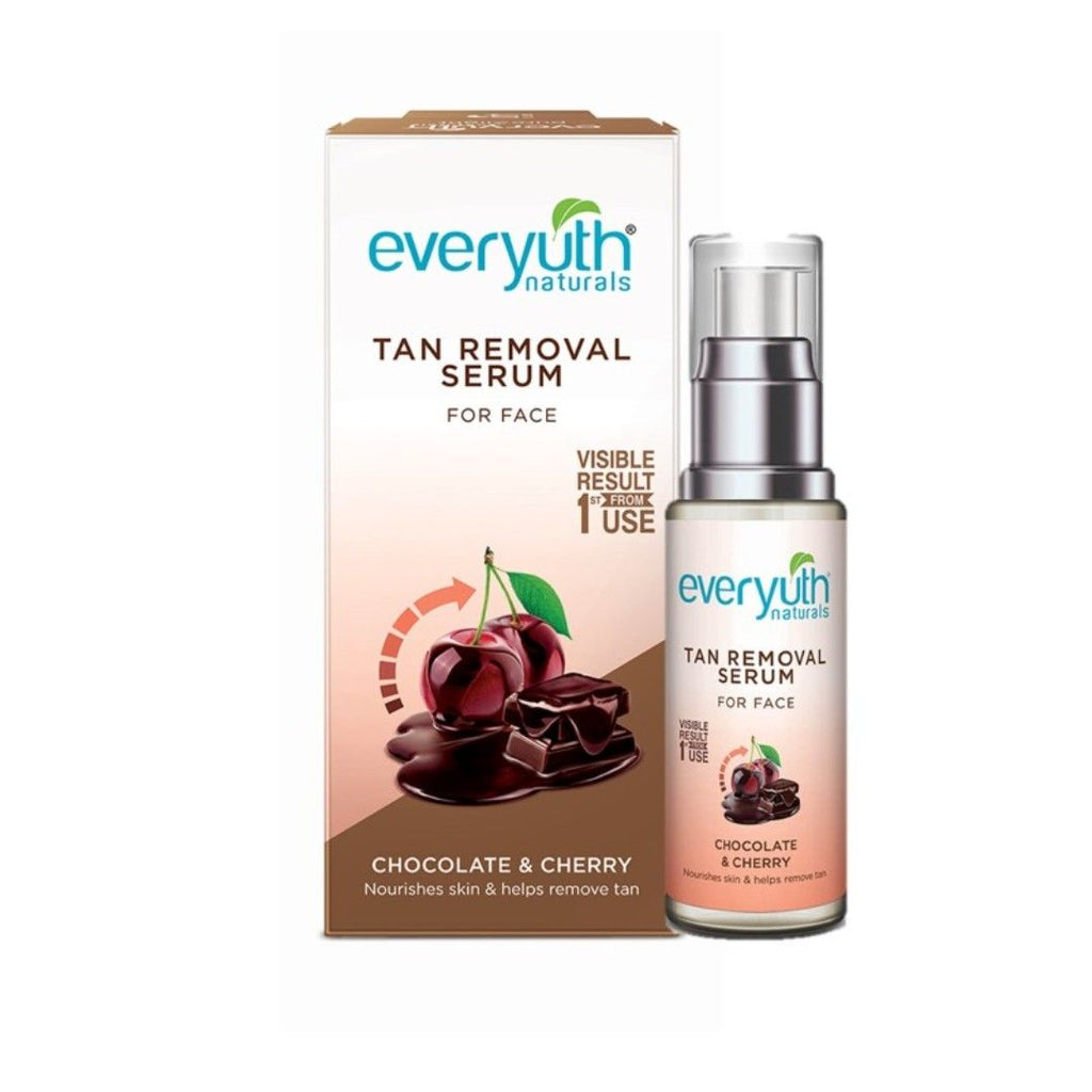 Tan Removal Serum for Face - Chocolate & Cherry