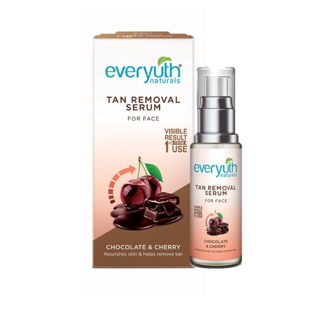 Tan Removal Serum for Face - Chocolate & Cherry
