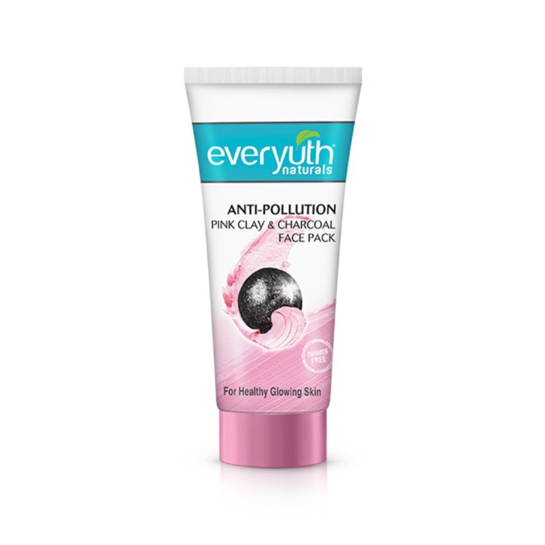 Anti Pollution Pink Clay & Charcoal Face Pack - 50g