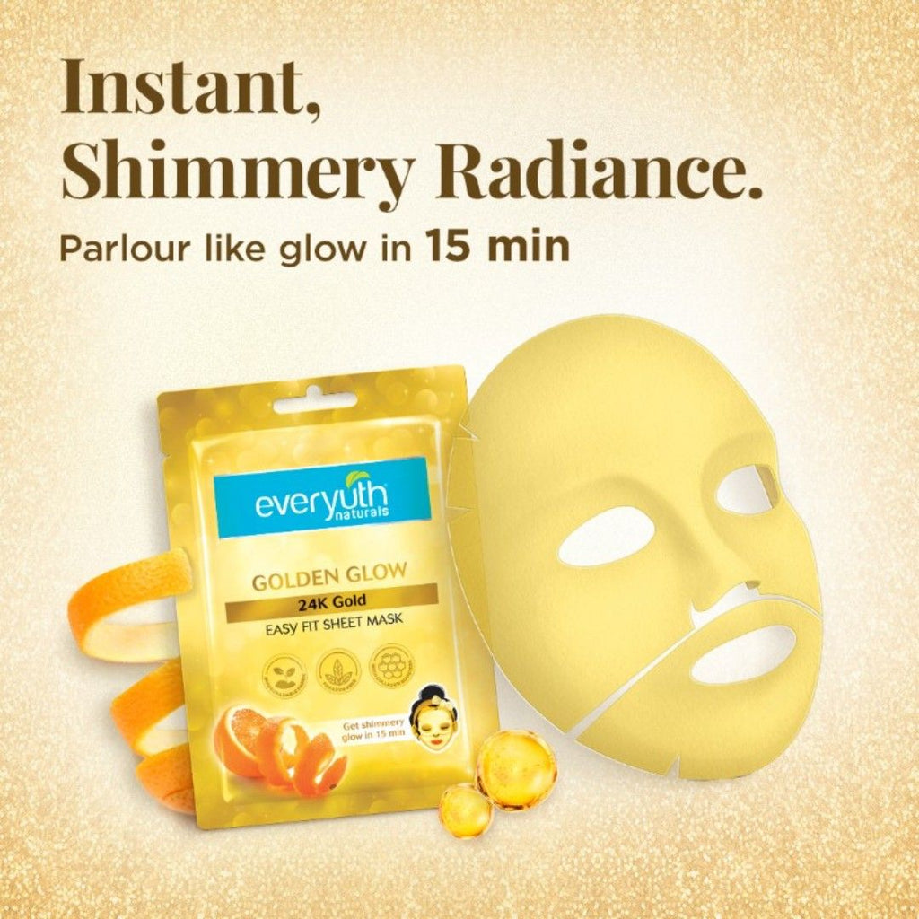 Golden Glow Sheet Mask - 24K Gold