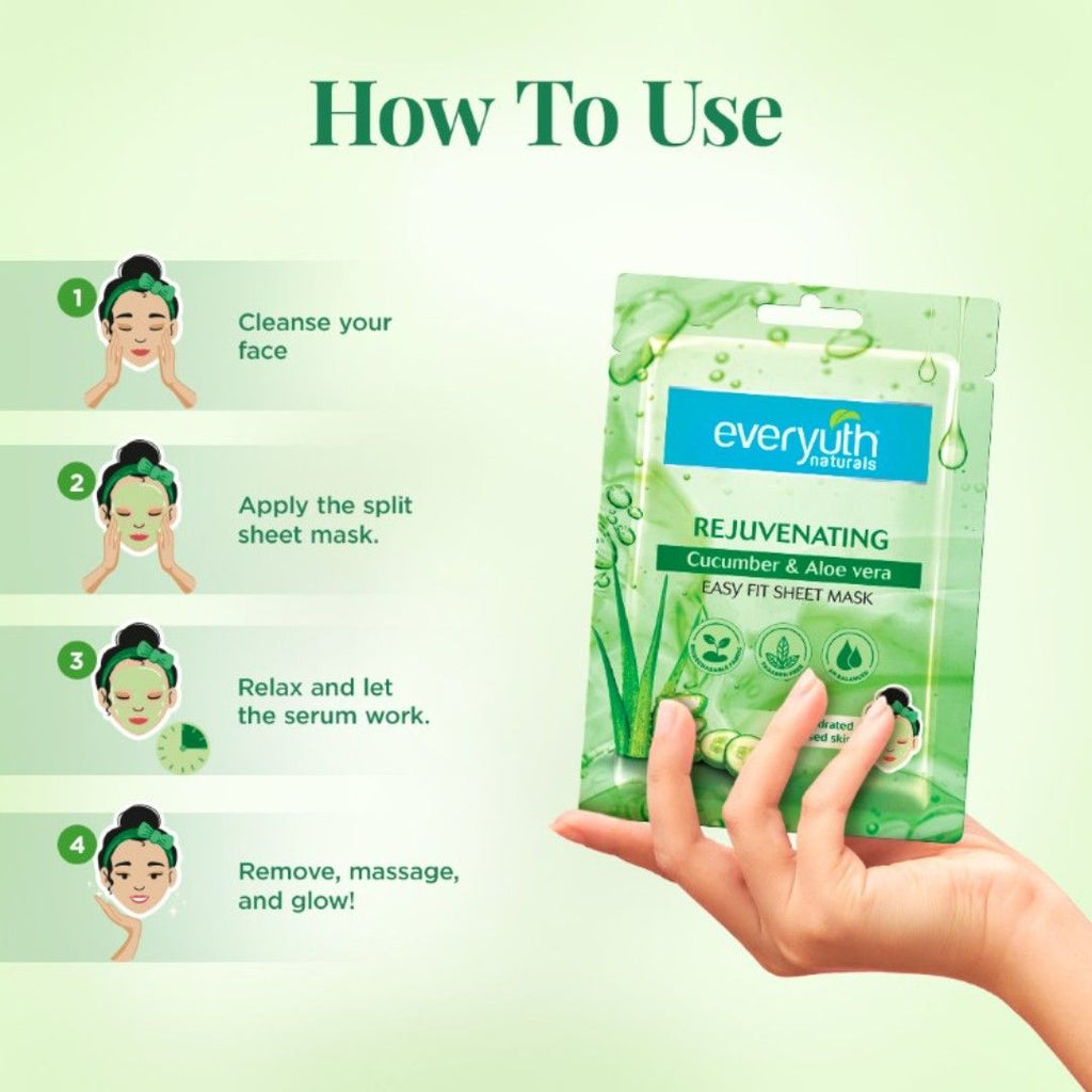 Rejuvenating Sheet Mask - Cucumber & Aloe Vera