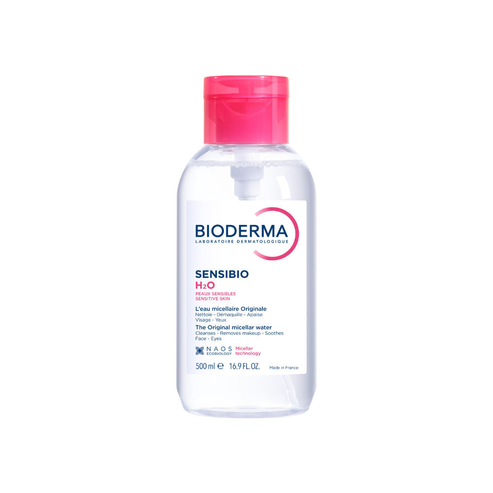 Micellar Water Sensibio H2O With Cucumber Extract Removes Makeup - Pump