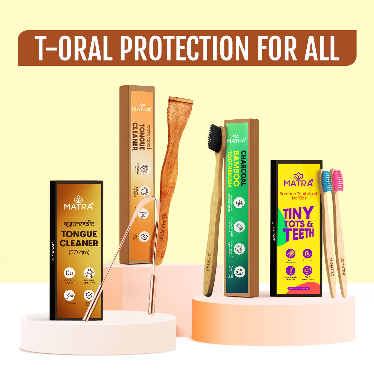 Neem Wood Tongue Cleaner Wooden Scraper For Oral Hygiene & Digestive Health