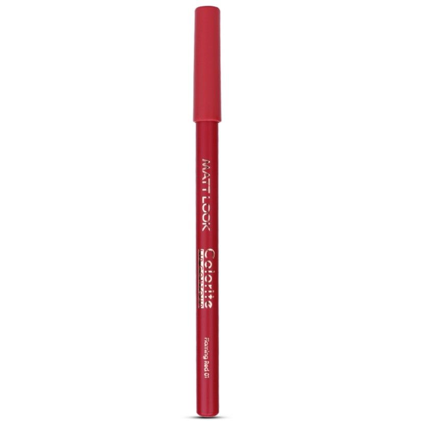 Colorite Lip Contour Professional Matte Lip Color Pencil - Flaming Red 01